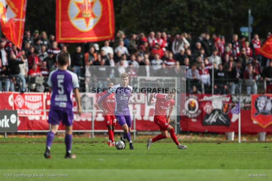 Fuchsparkstadion, Bamberg, 12.10.2024, sport, action, Fussball, BFV, 14. Spieltag, Regionalliga Bayern, FWK, FCE, FC Würzburger Kickers, FC Eintracht Bamberg - Bild-ID: 2445865