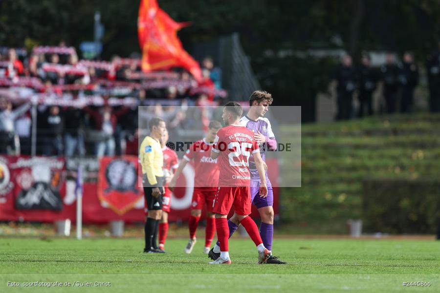 Fuchsparkstadion, Bamberg, 12.10.2024, sport, action, Fussball, BFV, 14. Spieltag, Regionalliga Bayern, FWK, FCE, FC Würzburger Kickers, FC Eintracht Bamberg - Bild-ID: 2445866