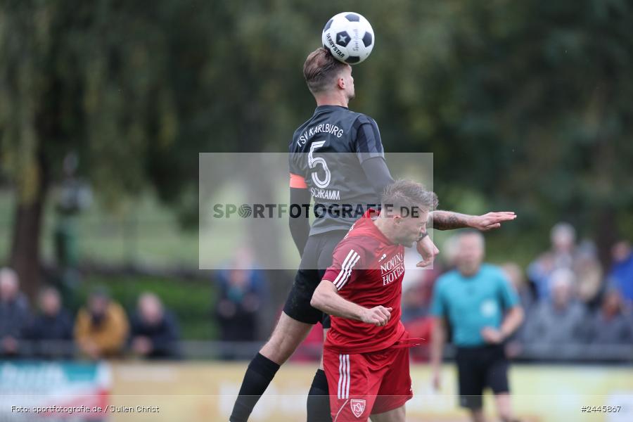Fundamentum Sportpark, Karlburg, 12.10.2024, sport, action, Fussball, BFV, 16. Spieltag, Bayernliga Nord, KOR, KAR, TSV Kornburg, TSV Karlburg - Bild-ID: 2445867