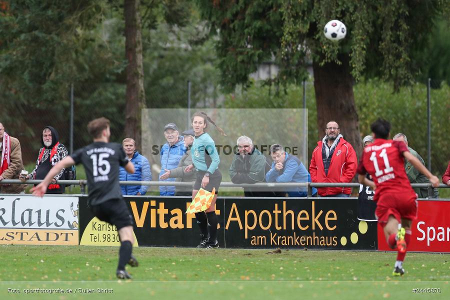Fundamentum Sportpark, Karlburg, 12.10.2024, sport, action, Fussball, BFV, 16. Spieltag, Bayernliga Nord, KOR, KAR, TSV Kornburg, TSV Karlburg - Bild-ID: 2445870