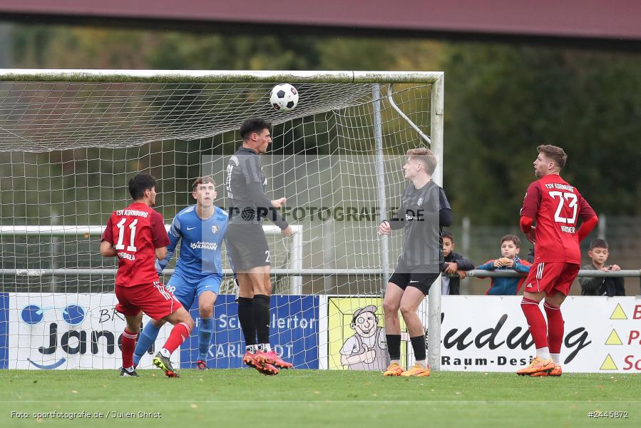 Fundamentum Sportpark, Karlburg, 12.10.2024, sport, action, Fussball, BFV, 16. Spieltag, Bayernliga Nord, KOR, KAR, TSV Kornburg, TSV Karlburg - Bild-ID: 2445872