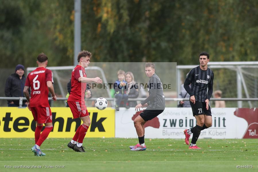 Fundamentum Sportpark, Karlburg, 12.10.2024, sport, action, Fussball, BFV, 16. Spieltag, Bayernliga Nord, KOR, KAR, TSV Kornburg, TSV Karlburg - Bild-ID: 2445873