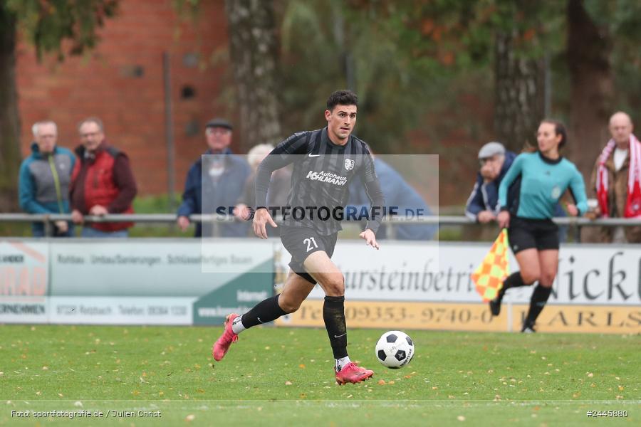 Fundamentum Sportpark, Karlburg, 12.10.2024, sport, action, Fussball, BFV, 16. Spieltag, Bayernliga Nord, KOR, KAR, TSV Kornburg, TSV Karlburg - Bild-ID: 2445880