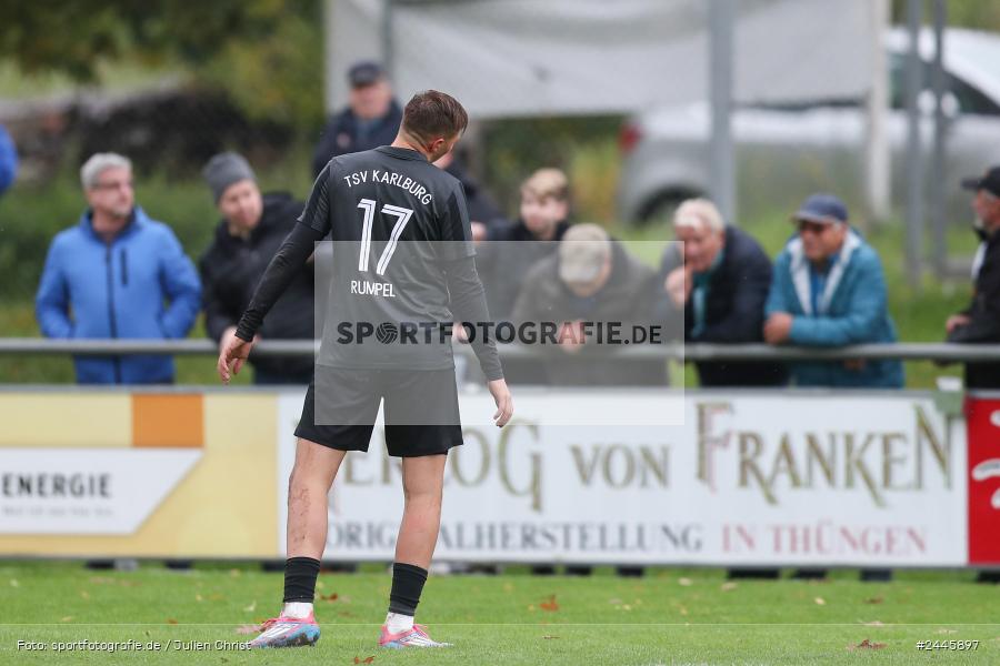 Fundamentum Sportpark, Karlburg, 12.10.2024, sport, action, Fussball, BFV, 16. Spieltag, Bayernliga Nord, KOR, KAR, TSV Kornburg, TSV Karlburg - Bild-ID: 2445897