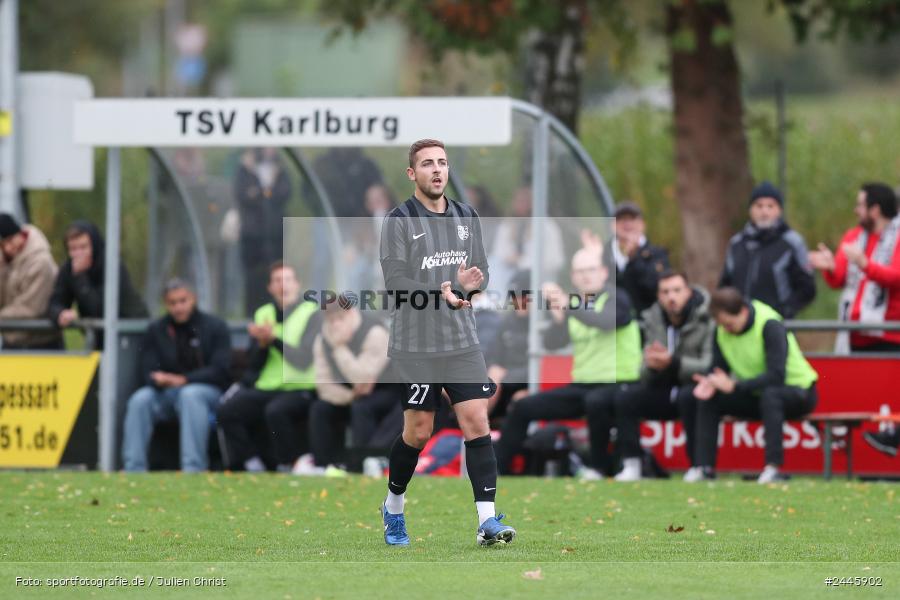Fundamentum Sportpark, Karlburg, 12.10.2024, sport, action, Fussball, BFV, 16. Spieltag, Bayernliga Nord, KOR, KAR, TSV Kornburg, TSV Karlburg - Bild-ID: 2445902