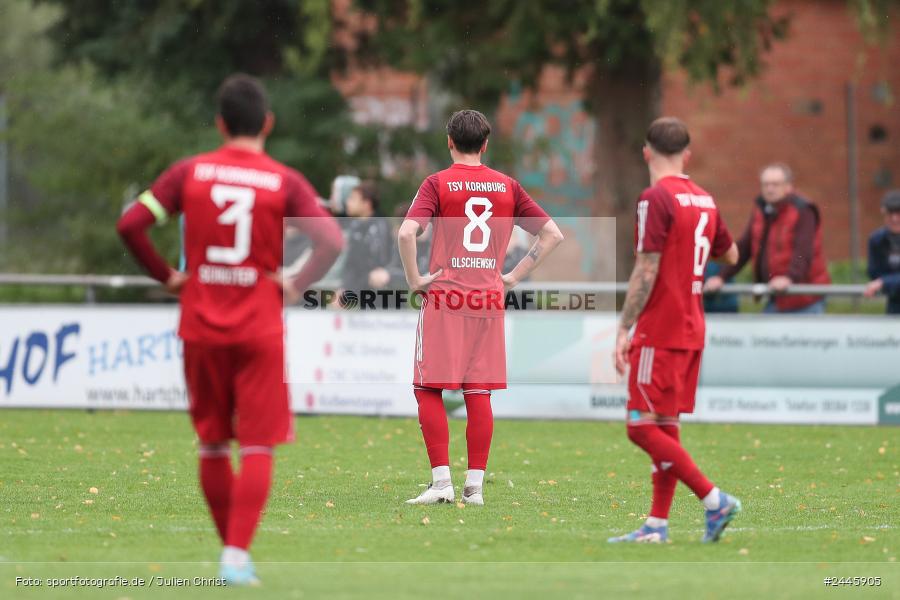 Fundamentum Sportpark, Karlburg, 12.10.2024, sport, action, Fussball, BFV, 16. Spieltag, Bayernliga Nord, KOR, KAR, TSV Kornburg, TSV Karlburg - Bild-ID: 2445905