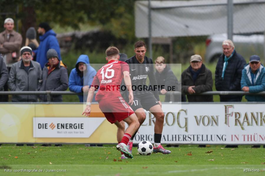 Fundamentum Sportpark, Karlburg, 12.10.2024, sport, action, Fussball, BFV, 16. Spieltag, Bayernliga Nord, KOR, KAR, TSV Kornburg, TSV Karlburg - Bild-ID: 2445916
