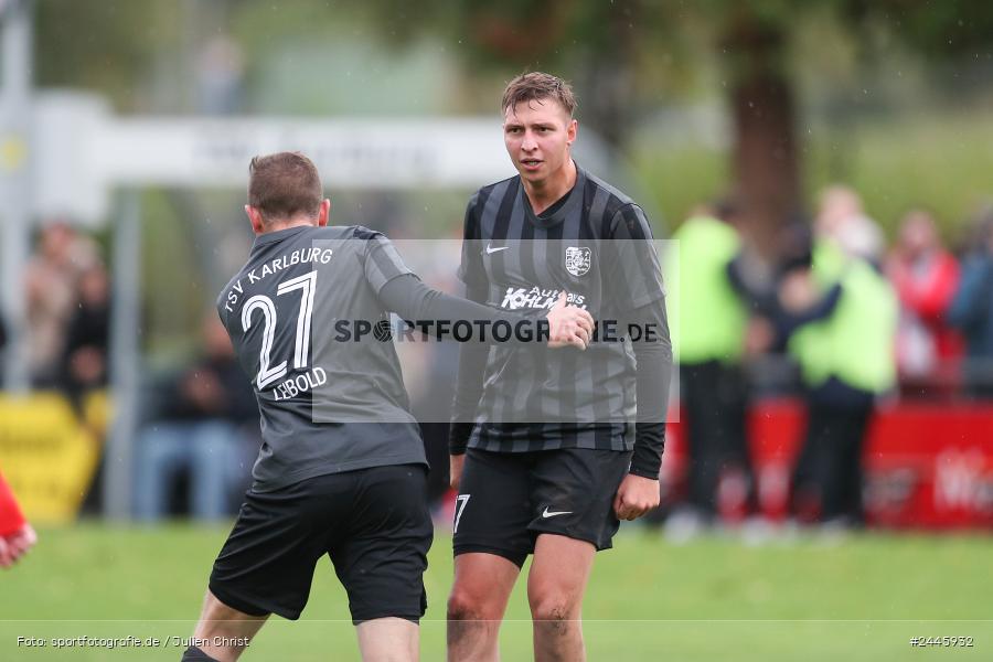Fundamentum Sportpark, Karlburg, 12.10.2024, sport, action, Fussball, BFV, 16. Spieltag, Bayernliga Nord, KOR, KAR, TSV Kornburg, TSV Karlburg - Bild-ID: 2445932