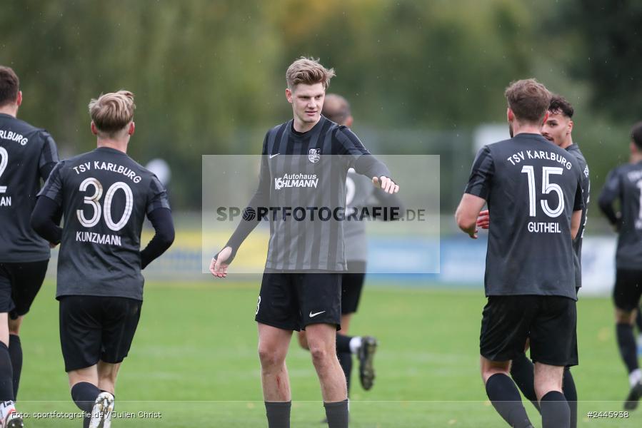 Fundamentum Sportpark, Karlburg, 12.10.2024, sport, action, Fussball, BFV, 16. Spieltag, Bayernliga Nord, KOR, KAR, TSV Kornburg, TSV Karlburg - Bild-ID: 2445938