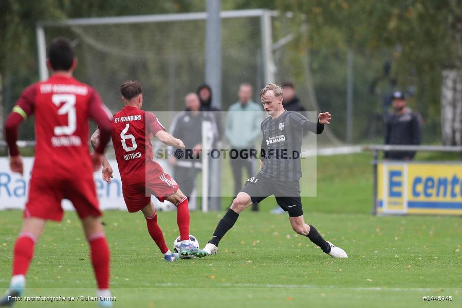 Fundamentum Sportpark, Karlburg, 12.10.2024, sport, action, Fussball, BFV, 16. Spieltag, Bayernliga Nord, KOR, KAR, TSV Kornburg, TSV Karlburg - Bild-ID: 2445945