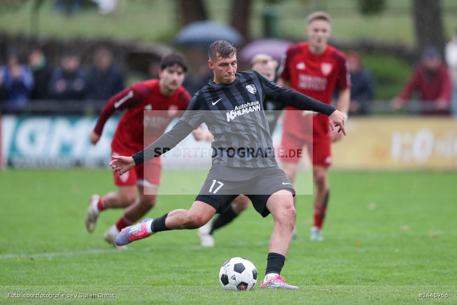 Fundamentum Sportpark, Karlburg, 12.10.2024, sport, action, Fussball, BFV, 16. Spieltag, Bayernliga Nord, KOR, KAR, TSV Kornburg, TSV Karlburg - Bild-ID: 2445966 Fundamentum Sportpark, Karlburg, 12.10.2024, sport, action, Fussball, BFV, 16. Spieltag, Bayernliga Nord, KOR, KAR, TSV Kornburg, TSV Karlburg - Bild-ID: 2445966