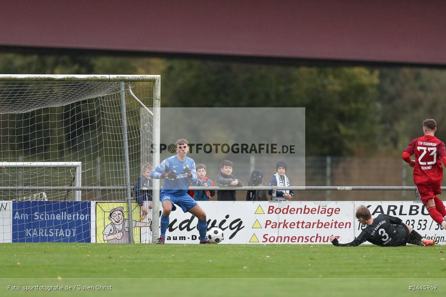 Fundamentum Sportpark, Karlburg, 12.10.2024, sport, action, Fussball, BFV, 16. Spieltag, Bayernliga Nord, KOR, KAR, TSV Kornburg, TSV Karlburg - Bild-ID: 2445969