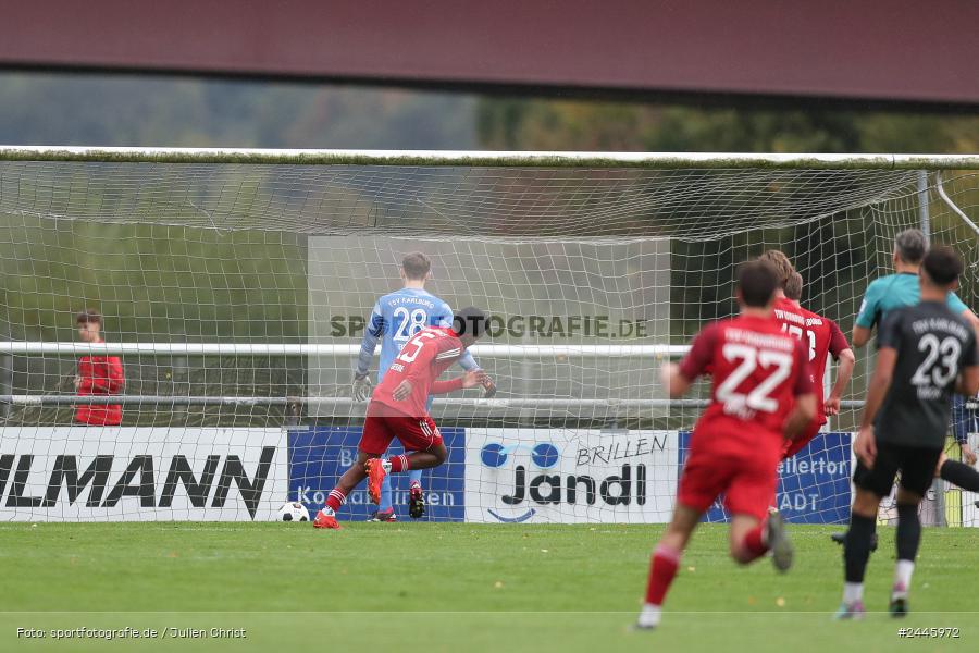 Fundamentum Sportpark, Karlburg, 12.10.2024, sport, action, Fussball, BFV, 16. Spieltag, Bayernliga Nord, KOR, KAR, TSV Kornburg, TSV Karlburg - Bild-ID: 2445972