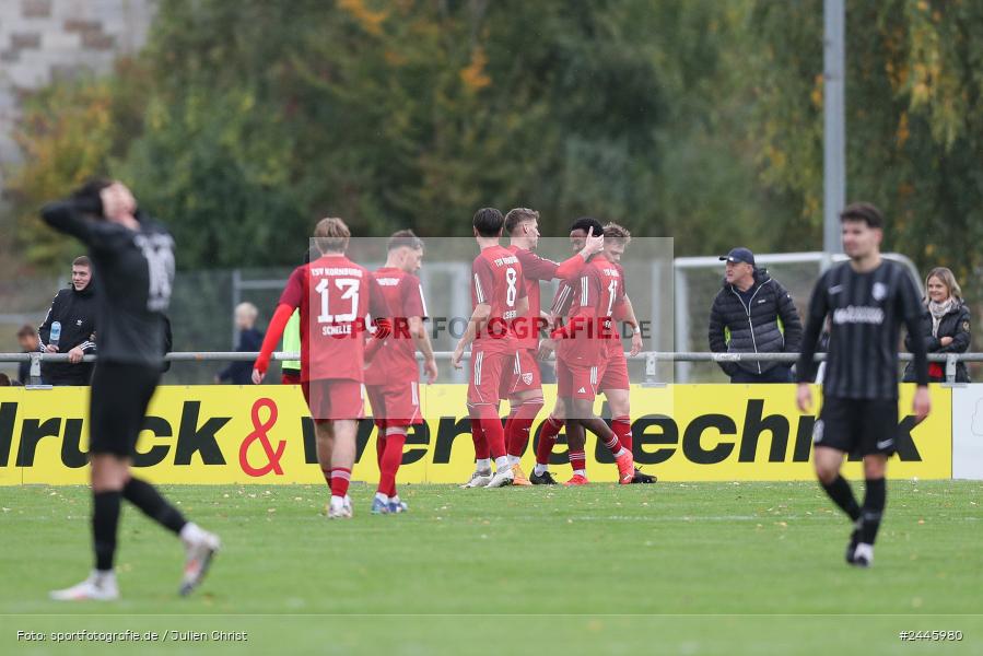 Fundamentum Sportpark, Karlburg, 12.10.2024, sport, action, Fussball, BFV, 16. Spieltag, Bayernliga Nord, KOR, KAR, TSV Kornburg, TSV Karlburg - Bild-ID: 2445980