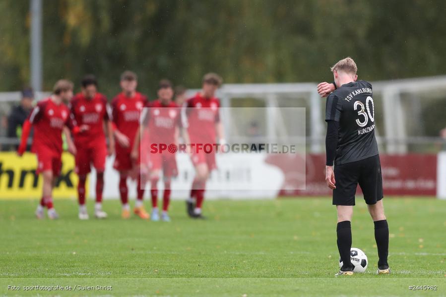 Fundamentum Sportpark, Karlburg, 12.10.2024, sport, action, Fussball, BFV, 16. Spieltag, Bayernliga Nord, KOR, KAR, TSV Kornburg, TSV Karlburg - Bild-ID: 2445982