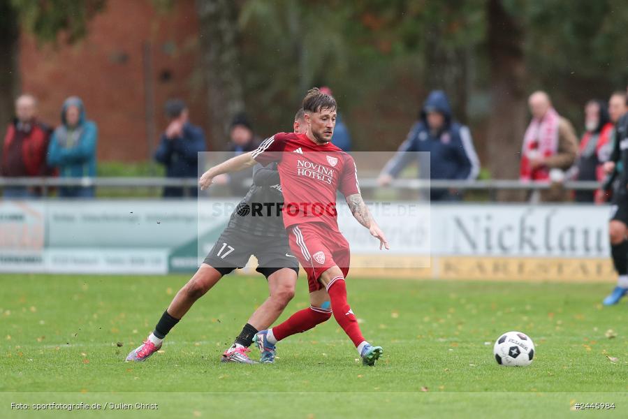 Fundamentum Sportpark, Karlburg, 12.10.2024, sport, action, Fussball, BFV, 16. Spieltag, Bayernliga Nord, KOR, KAR, TSV Kornburg, TSV Karlburg - Bild-ID: 2445984
