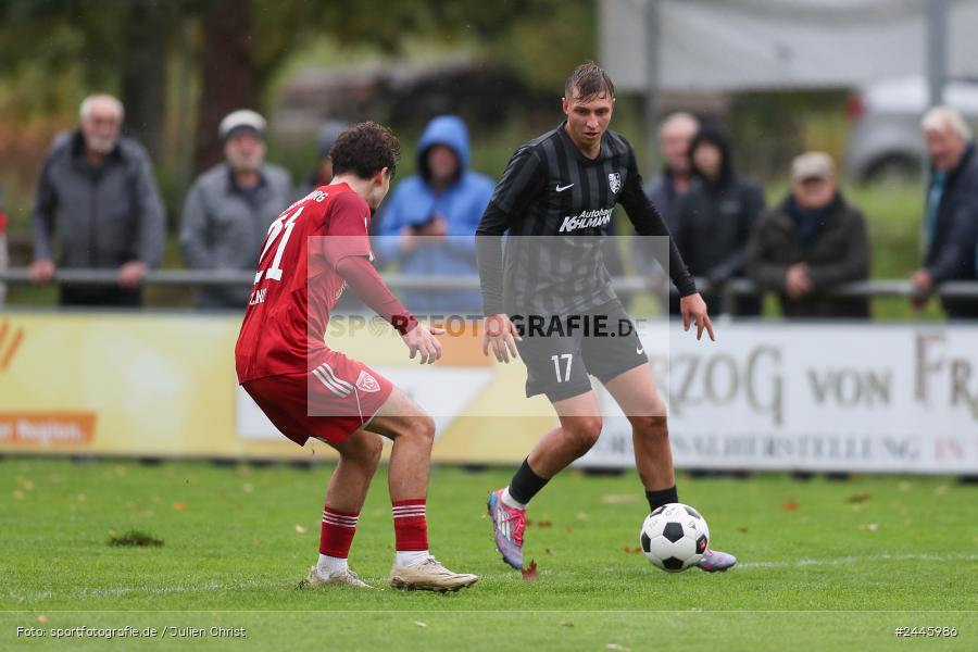 Fundamentum Sportpark, Karlburg, 12.10.2024, sport, action, Fussball, BFV, 16. Spieltag, Bayernliga Nord, KOR, KAR, TSV Kornburg, TSV Karlburg - Bild-ID: 2445986