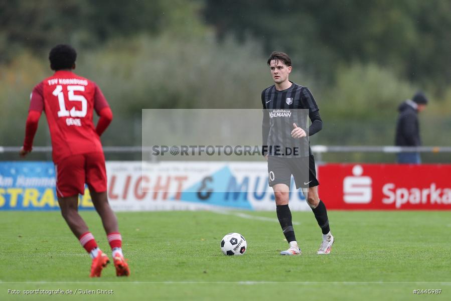 Fundamentum Sportpark, Karlburg, 12.10.2024, sport, action, Fussball, BFV, 16. Spieltag, Bayernliga Nord, KOR, KAR, TSV Kornburg, TSV Karlburg - Bild-ID: 2445987