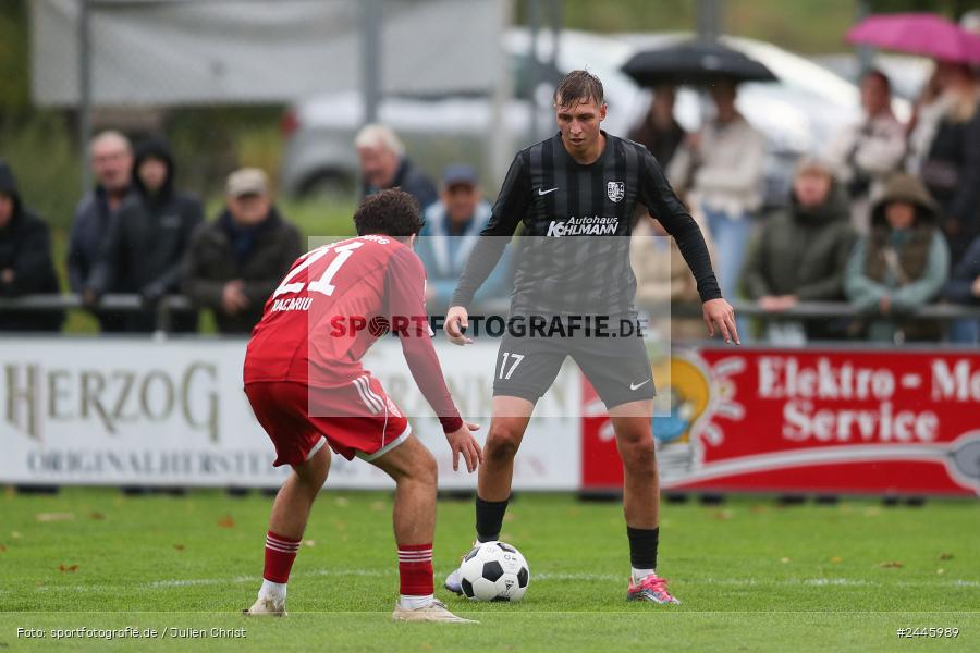 Fundamentum Sportpark, Karlburg, 12.10.2024, sport, action, Fussball, BFV, 16. Spieltag, Bayernliga Nord, KOR, KAR, TSV Kornburg, TSV Karlburg - Bild-ID: 2445989