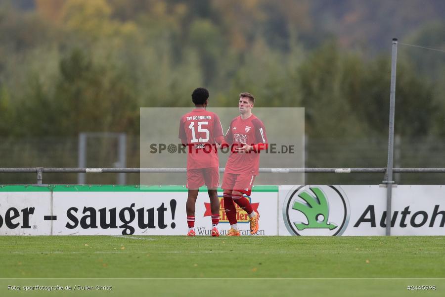 Fundamentum Sportpark, Karlburg, 12.10.2024, sport, action, Fussball, BFV, 16. Spieltag, Bayernliga Nord, KOR, KAR, TSV Kornburg, TSV Karlburg - Bild-ID: 2445998