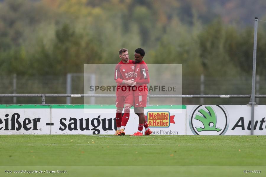 Fundamentum Sportpark, Karlburg, 12.10.2024, sport, action, Fussball, BFV, 16. Spieltag, Bayernliga Nord, KOR, KAR, TSV Kornburg, TSV Karlburg - Bild-ID: 2446000