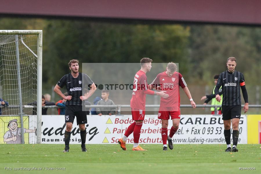 Fundamentum Sportpark, Karlburg, 12.10.2024, sport, action, Fussball, BFV, 16. Spieltag, Bayernliga Nord, KOR, KAR, TSV Kornburg, TSV Karlburg - Bild-ID: 2446004