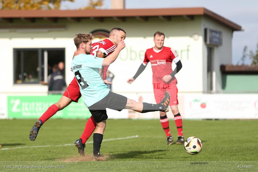 Sportgelände Oberndorf, Bischbrunn, 13.10.2024, sport, action, Fussball, BFV, 14. Spieltag, Kreisklasse Würzburg Gr. 3, FCK, SVB, (SG 1) FC Karsbach, (SG 1) SV Bischbrunn - Bild-ID: 2446011