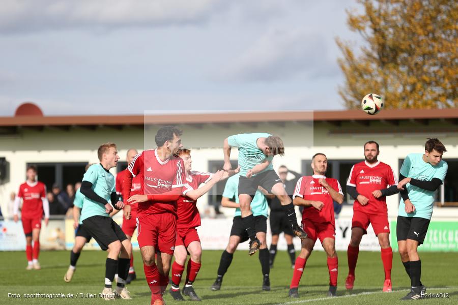 Sportgelände Oberndorf, Bischbrunn, 13.10.2024, sport, action, Fussball, BFV, 14. Spieltag, Kreisklasse Würzburg Gr. 3, FCK, SVB, (SG 1) FC Karsbach, (SG 1) SV Bischbrunn - Bild-ID: 2446012