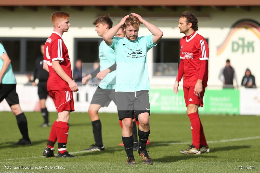 Sportgelände Oberndorf, Bischbrunn, 13.10.2024, sport, action, Fussball, BFV, 14. Spieltag, Kreisklasse Würzburg Gr. 3, FCK, SVB, (SG 1) FC Karsbach, (SG 1) SV Bischbrunn - Bild-ID: 2446014