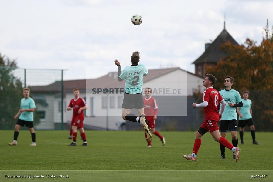 Sportgelände Oberndorf, Bischbrunn, 13.10.2024, sport, action, Fussball, BFV, 14. Spieltag, Kreisklasse Würzburg Gr. 3, FCK, SVB, (SG 1) FC Karsbach, (SG 1) SV Bischbrunn - Bild-ID: 2446017