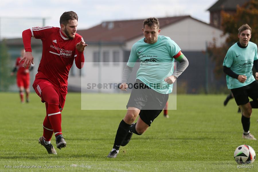 Sportgelände Oberndorf, Bischbrunn, 13.10.2024, sport, action, Fussball, BFV, 14. Spieltag, Kreisklasse Würzburg Gr. 3, FCK, SVB, (SG 1) FC Karsbach, (SG 1) SV Bischbrunn - Bild-ID: 2446021