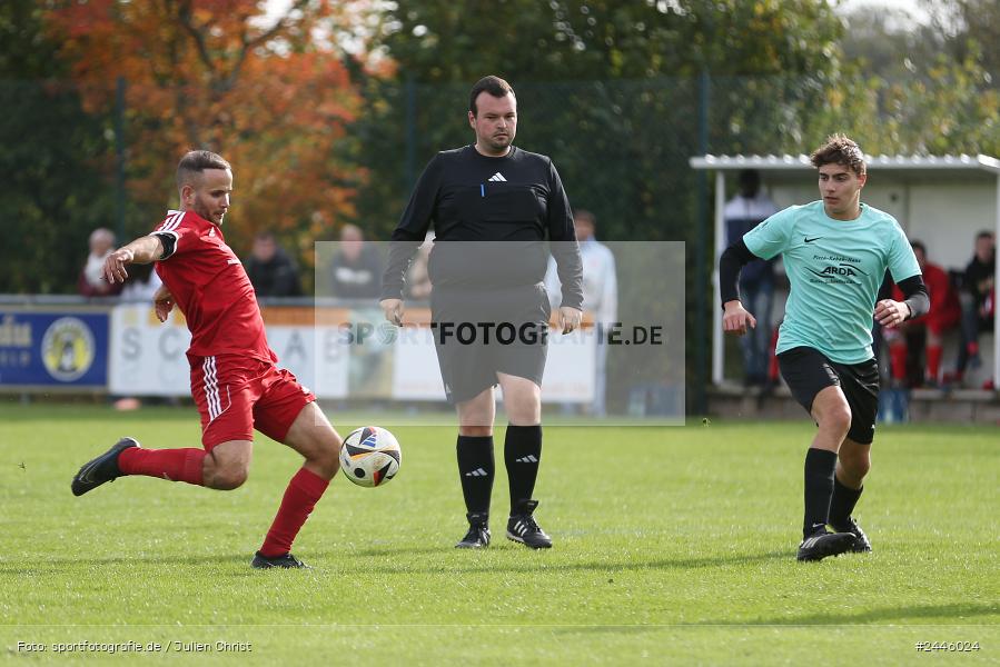 Sportgelände Oberndorf, Bischbrunn, 13.10.2024, sport, action, Fussball, BFV, 14. Spieltag, Kreisklasse Würzburg Gr. 3, FCK, SVB, (SG 1) FC Karsbach, (SG 1) SV Bischbrunn - Bild-ID: 2446024