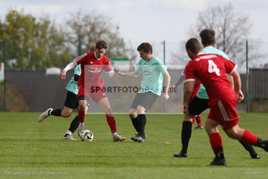 Sportgelände Oberndorf, Bischbrunn, 13.10.2024, sport, action, Fussball, BFV, 14. Spieltag, Kreisklasse Würzburg Gr. 3, FCK, SVB, (SG 1) FC Karsbach, (SG 1) SV Bischbrunn - Bild-ID: 2446026