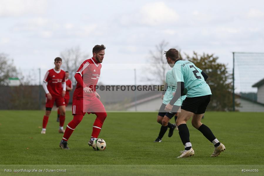 Sportgelände Oberndorf, Bischbrunn, 13.10.2024, sport, action, Fussball, BFV, 14. Spieltag, Kreisklasse Würzburg Gr. 3, FCK, SVB, (SG 1) FC Karsbach, (SG 1) SV Bischbrunn - Bild-ID: 2446036