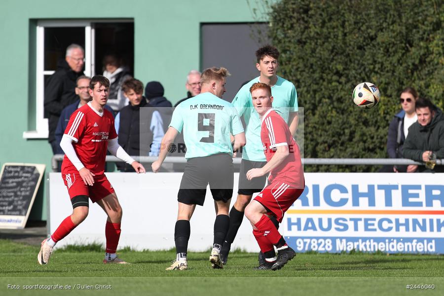 Sportgelände Oberndorf, Bischbrunn, 13.10.2024, sport, action, Fussball, BFV, 14. Spieltag, Kreisklasse Würzburg Gr. 3, FCK, SVB, (SG 1) FC Karsbach, (SG 1) SV Bischbrunn - Bild-ID: 2446040
