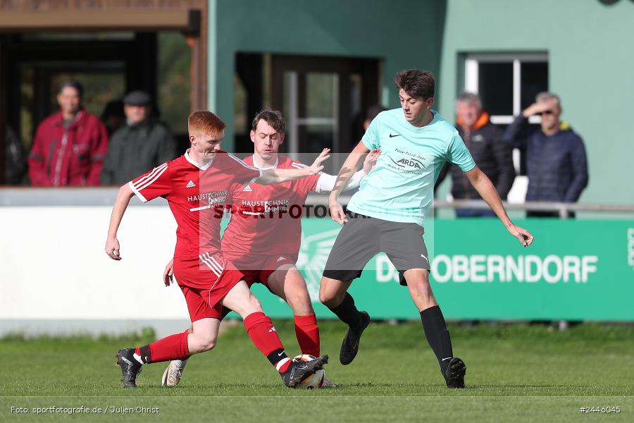Sportgelände Oberndorf, Bischbrunn, 13.10.2024, sport, action, Fussball, BFV, 14. Spieltag, Kreisklasse Würzburg Gr. 3, FCK, SVB, (SG 1) FC Karsbach, (SG 1) SV Bischbrunn - Bild-ID: 2446045