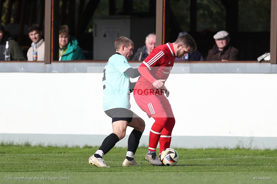 Sportgelände Oberndorf, Bischbrunn, 13.10.2024, sport, action, Fussball, BFV, 14. Spieltag, Kreisklasse Würzburg Gr. 3, FCK, SVB, (SG 1) FC Karsbach, (SG 1) SV Bischbrunn - Bild-ID: 2446046