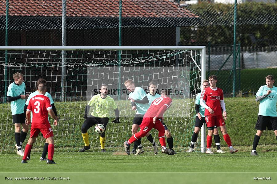Sportgelände Oberndorf, Bischbrunn, 13.10.2024, sport, action, Fussball, BFV, 14. Spieltag, Kreisklasse Würzburg Gr. 3, FCK, SVB, (SG 1) FC Karsbach, (SG 1) SV Bischbrunn - Bild-ID: 2446048