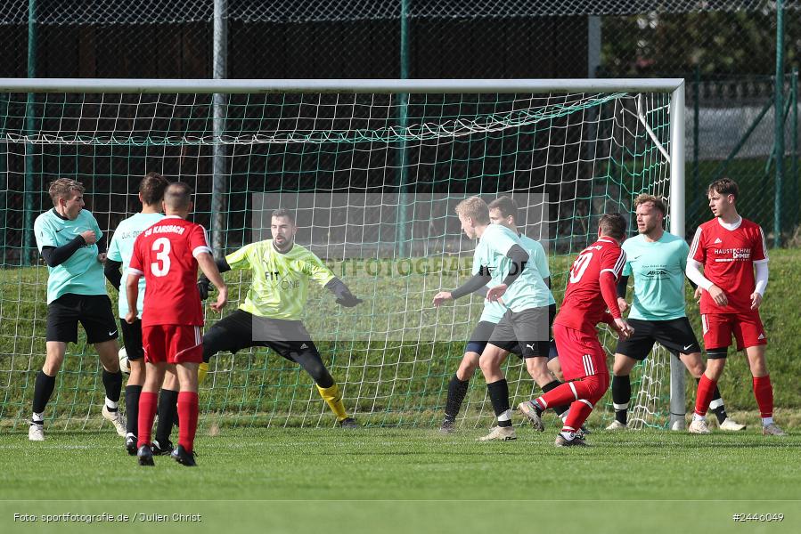 Sportgelände Oberndorf, Bischbrunn, 13.10.2024, sport, action, Fussball, BFV, 14. Spieltag, Kreisklasse Würzburg Gr. 3, FCK, SVB, (SG 1) FC Karsbach, (SG 1) SV Bischbrunn - Bild-ID: 2446049