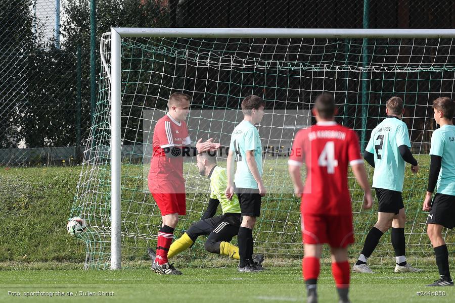Sportgelände Oberndorf, Bischbrunn, 13.10.2024, sport, action, Fussball, BFV, 14. Spieltag, Kreisklasse Würzburg Gr. 3, FCK, SVB, (SG 1) FC Karsbach, (SG 1) SV Bischbrunn - Bild-ID: 2446050