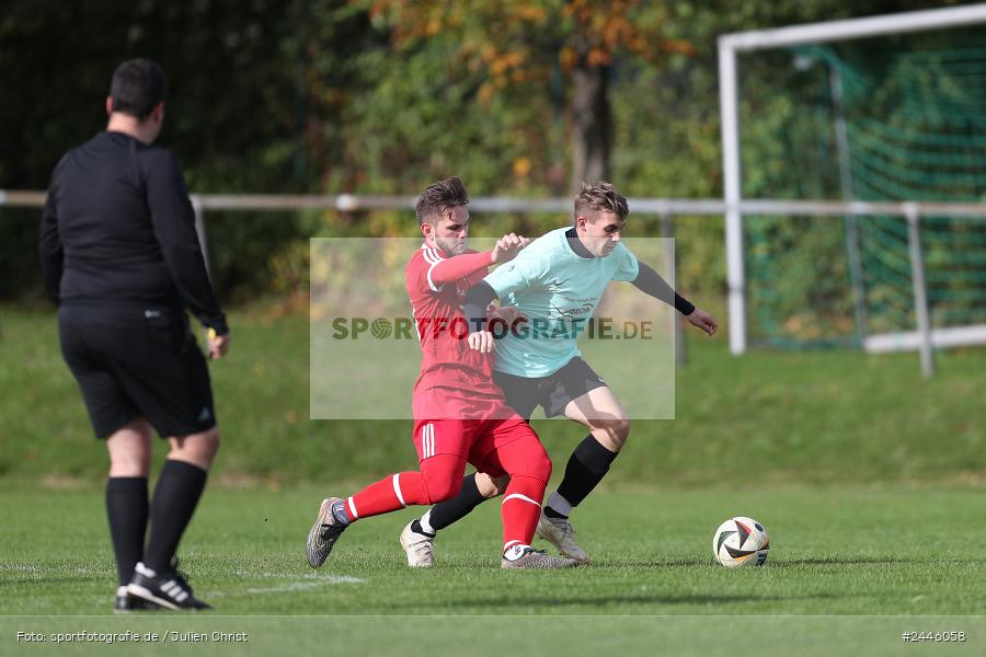 Sportgelände Oberndorf, Bischbrunn, 13.10.2024, sport, action, Fussball, BFV, 14. Spieltag, Kreisklasse Würzburg Gr. 3, FCK, SVB, (SG 1) FC Karsbach, (SG 1) SV Bischbrunn - Bild-ID: 2446058