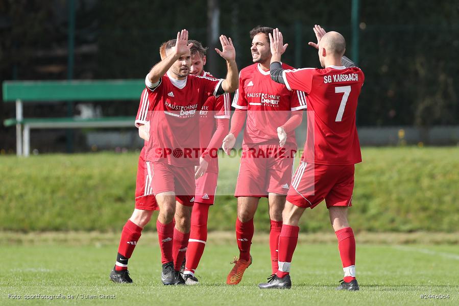 Sportgelände Oberndorf, Bischbrunn, 13.10.2024, sport, action, Fussball, BFV, 14. Spieltag, Kreisklasse Würzburg Gr. 3, FCK, SVB, (SG 1) FC Karsbach, (SG 1) SV Bischbrunn - Bild-ID: 2446064
