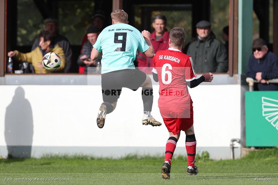 Sportgelände Oberndorf, Bischbrunn, 13.10.2024, sport, action, Fussball, BFV, 14. Spieltag, Kreisklasse Würzburg Gr. 3, FCK, SVB, (SG 1) FC Karsbach, (SG 1) SV Bischbrunn - Bild-ID: 2446065