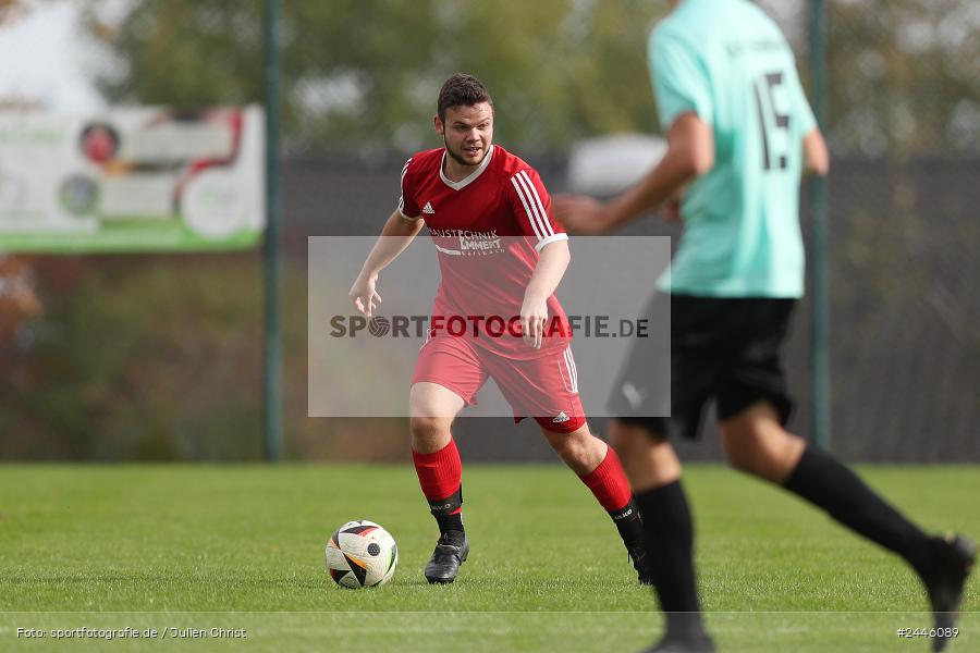 Sportgelände Oberndorf, Bischbrunn, 13.10.2024, sport, action, Fussball, BFV, 14. Spieltag, Kreisklasse Würzburg Gr. 3, FCK, SVB, (SG 1) FC Karsbach, (SG 1) SV Bischbrunn - Bild-ID: 2446089