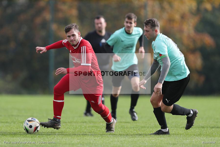 Sportgelände Oberndorf, Bischbrunn, 13.10.2024, sport, action, Fussball, BFV, 14. Spieltag, Kreisklasse Würzburg Gr. 3, FCK, SVB, (SG 1) FC Karsbach, (SG 1) SV Bischbrunn - Bild-ID: 2446109
