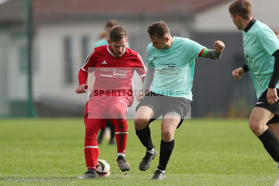 Sportgelände Oberndorf, Bischbrunn, 13.10.2024, sport, action, Fussball, BFV, 14. Spieltag, Kreisklasse Würzburg Gr. 3, FCK, SVB, (SG 1) FC Karsbach, (SG 1) SV Bischbrunn - Bild-ID: 2446110