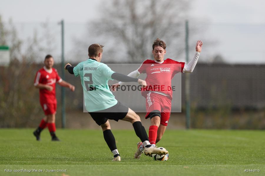 Sportgelände Oberndorf, Bischbrunn, 13.10.2024, sport, action, Fussball, BFV, 14. Spieltag, Kreisklasse Würzburg Gr. 3, FCK, SVB, (SG 1) FC Karsbach, (SG 1) SV Bischbrunn - Bild-ID: 2446116