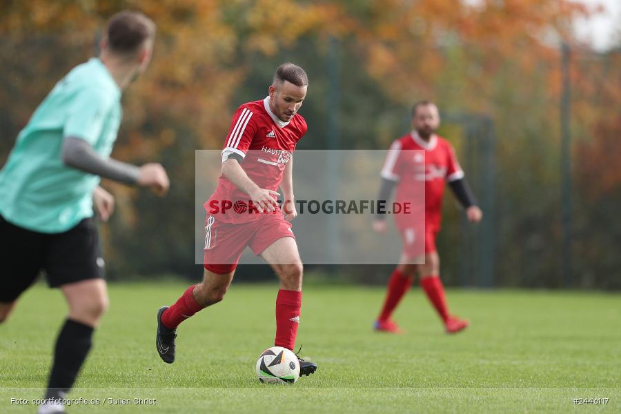 Sportgelände Oberndorf, Bischbrunn, 13.10.2024, sport, action, Fussball, BFV, 14. Spieltag, Kreisklasse Würzburg Gr. 3, FCK, SVB, (SG 1) FC Karsbach, (SG 1) SV Bischbrunn - Bild-ID: 2446117