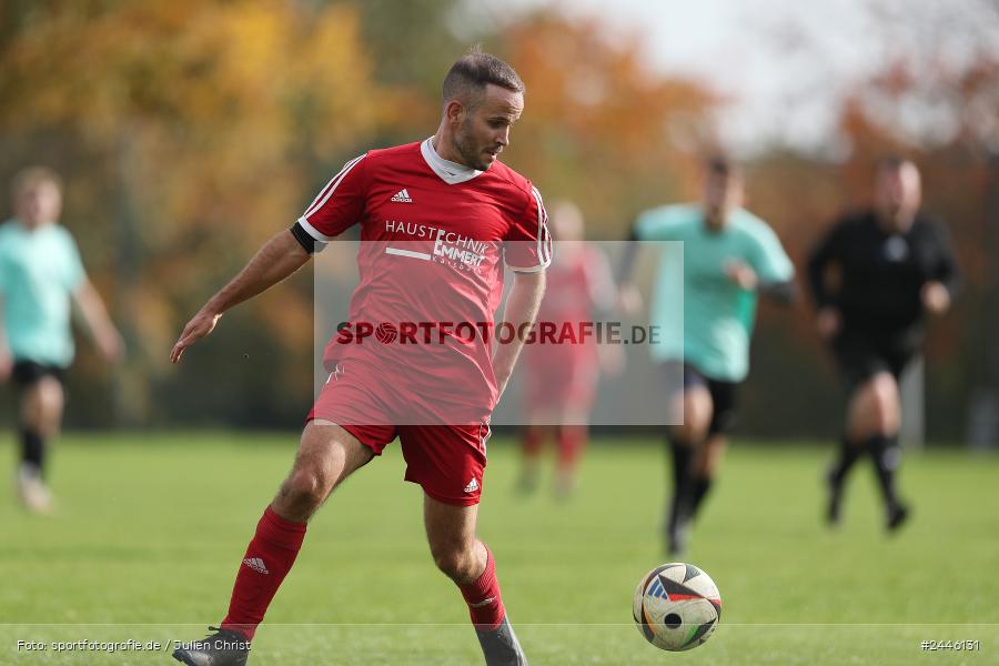 Sportgelände Oberndorf, Bischbrunn, 13.10.2024, sport, action, Fussball, BFV, 14. Spieltag, Kreisklasse Würzburg Gr. 3, FCK, SVB, (SG 1) FC Karsbach, (SG 1) SV Bischbrunn - Bild-ID: 2446131