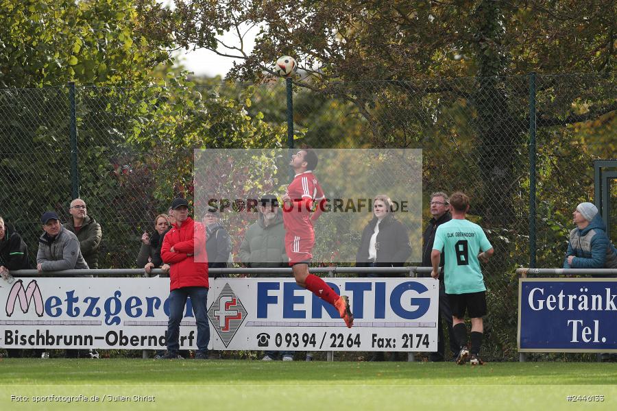 Sportgelände Oberndorf, Bischbrunn, 13.10.2024, sport, action, Fussball, BFV, 14. Spieltag, Kreisklasse Würzburg Gr. 3, FCK, SVB, (SG 1) FC Karsbach, (SG 1) SV Bischbrunn - Bild-ID: 2446133